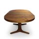 Table à manger ovale vintage 6 personnes, années 70s