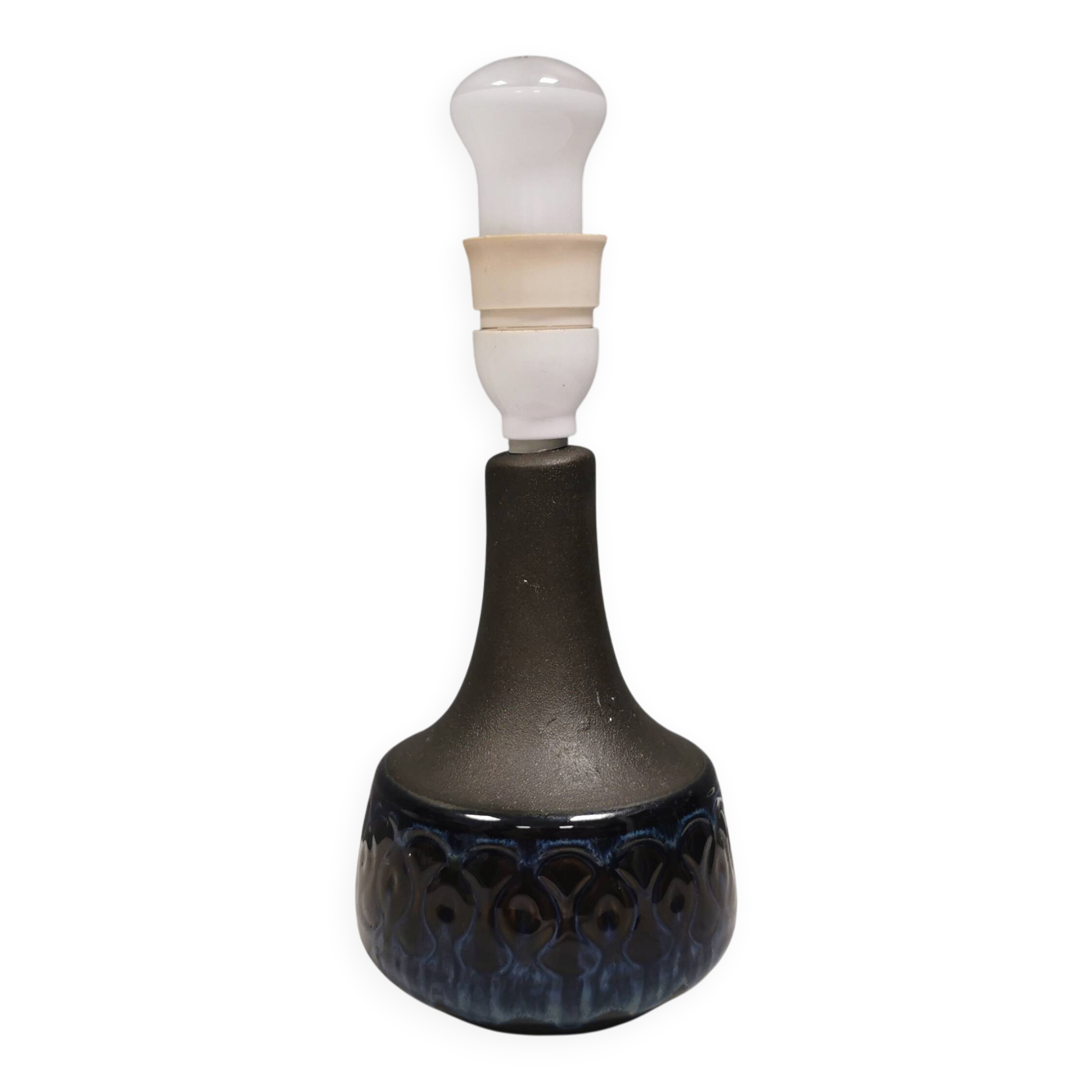 Ceramic table lamp from Søholm, Denmark, 1970s–80s.