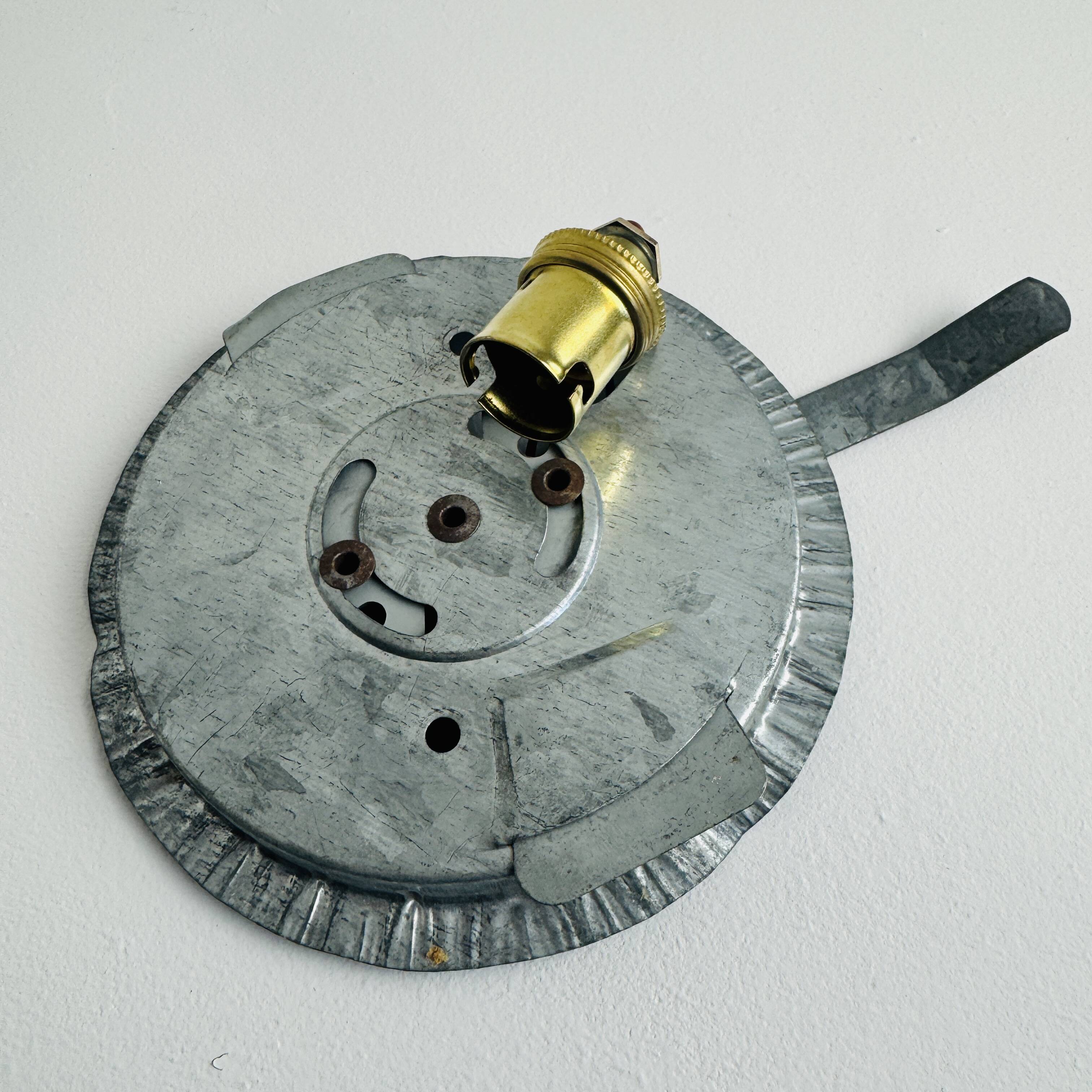 Vintage bubble glass wall light