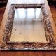 Miroir “Clotilde” – décor floral doré