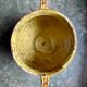 Grease pot, glazed ochre ceramic jar no. 4 - 18th century
