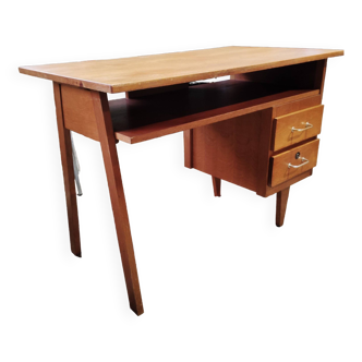 Bureau années 50 chêne clair