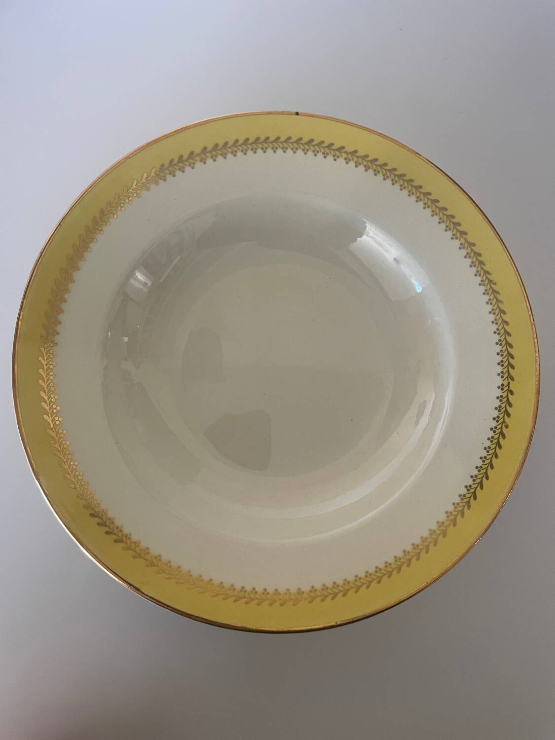 6 Biarritz earthenware soup plates