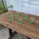 Lot de 6 verres verts