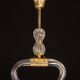 Trasparent Murano Glass Chandelier by Barovier e Toso, 1950s