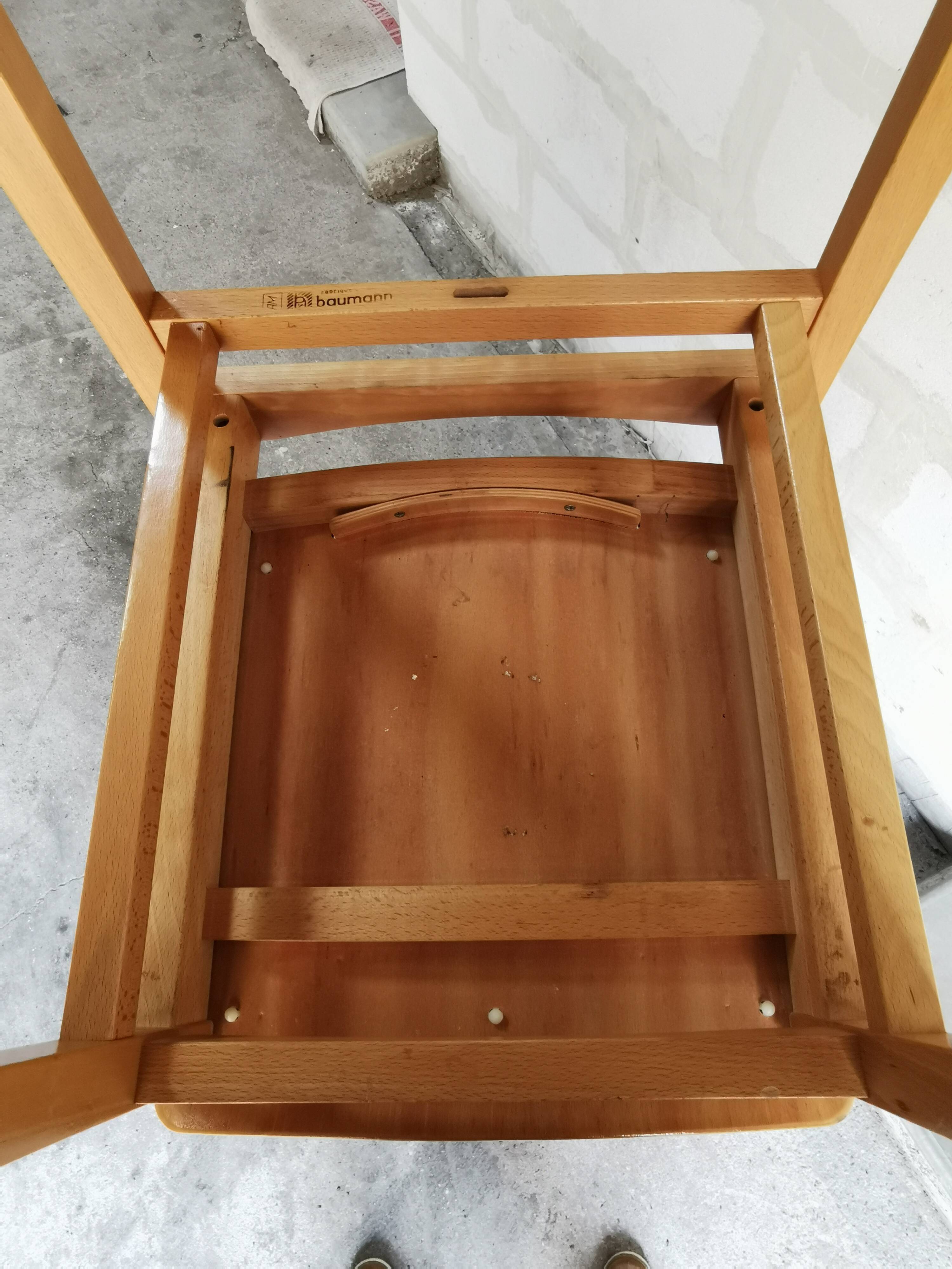 Pair of vintage Baumann Argos chairs Henri JULIEN