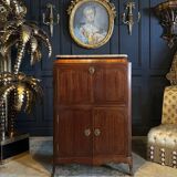 Children's secretary stamped jansen in rosewood - 20th century
