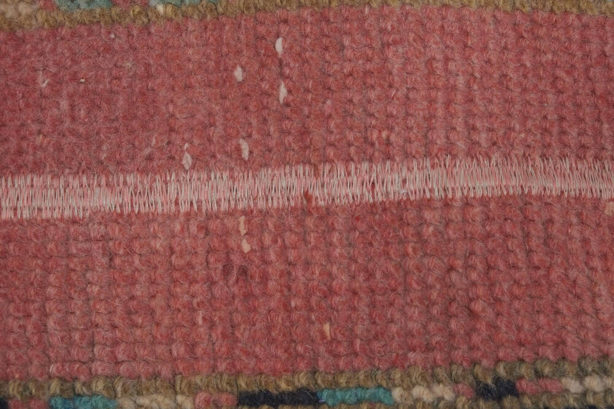 Vintage Turkish hallway rug 61x376 cm