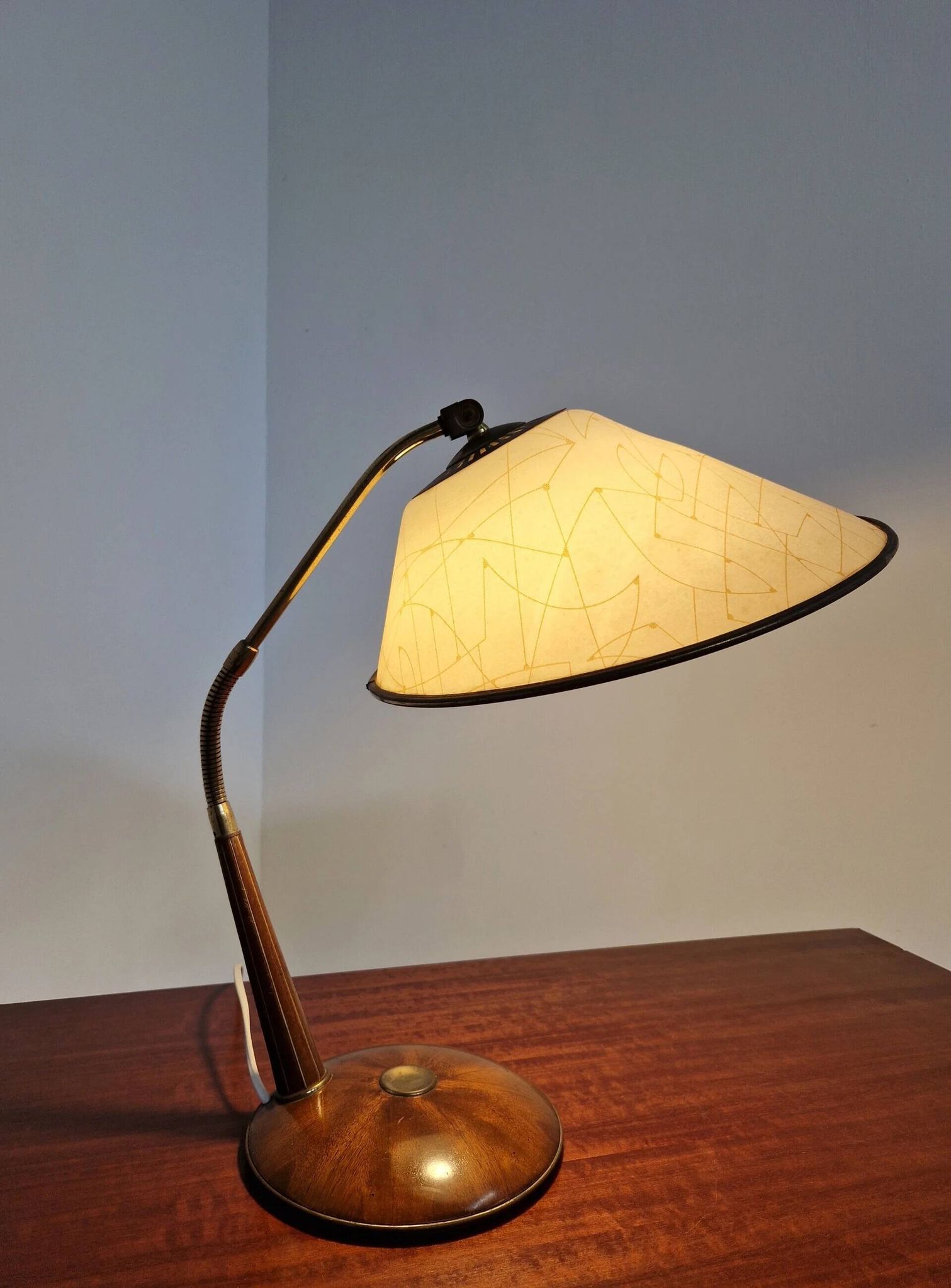 Temde Leuchten | Lampe de bureau des années 50