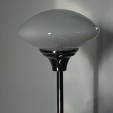 Art Deco table lamp in oval glass