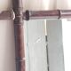 Ancient rattan mirror "78 x 54.5 cms"