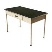 Art Deco industrial hospital doctor's desk with drawer, 1940s, Germany