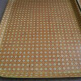 Mullerhof fiber cane trays vintage decor french fiberglass trays