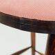 Tabourets de bar rosé velours côtelé Lot de 2