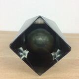 Vase Sommerso smoked glass soliflore, Murano