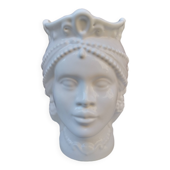 Sicilian ceramic head vases