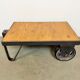 Black Industrial Coffee Table Cart, 1960s