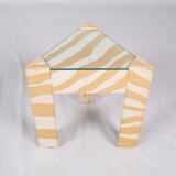 Set of nested tables upholstered, Pierre Frey, 1970s