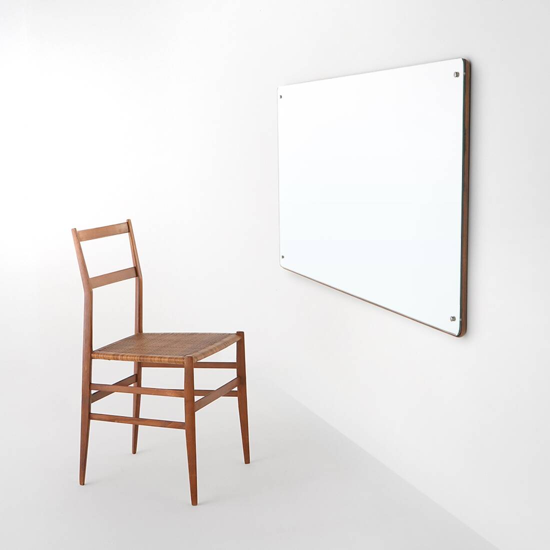 Rectangular wall mirror, 1950s