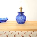 Glass paste lamp base by Annick Naudy