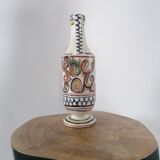 Ceramic vase colorful patterns