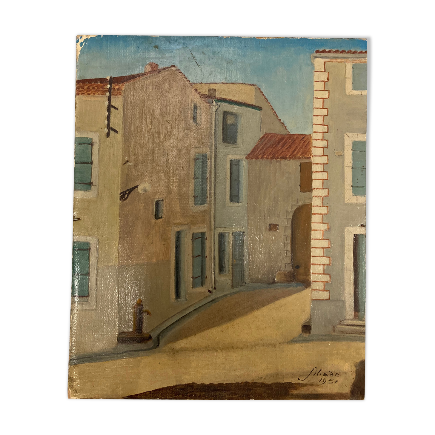 Huile sur panneau