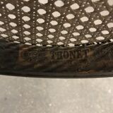 Tuna kid's chair and vintage black wood caning