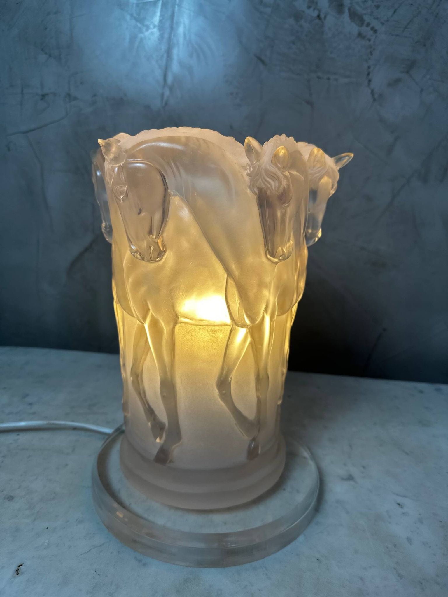 Lampe plexiglass 1970