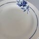 Lot of 4 antique earthenware plates from 1950, Saint Amand - plates bl