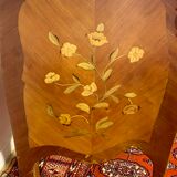 Chest of drawers Frying pan with floral decoration Louis XV style