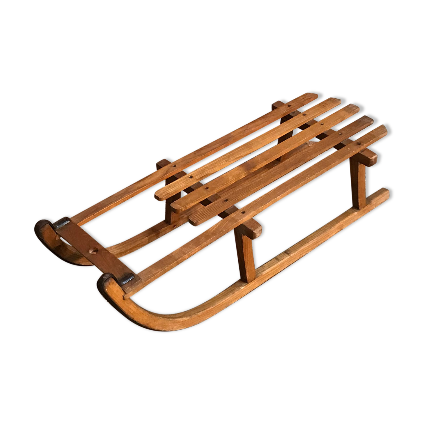 Wooden toboggan