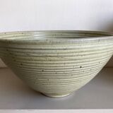 XXXL lime gray sandstone monastery salad bowl Daniel de Montmollin, Taizé 1970