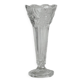 Small glass soliflore vase