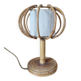 Louis Sognot (1892-1970) Table or bedside lamp - In rattan - 1960