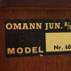 Mahogany chest of drawers, Danish design, 1970s, manufacture: Omann Jun