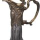 Antique Carafe in Cut Glass and Gilded Brass, Napoleon III Style