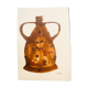 Signed watercolor and ink painting Vase Wabi Sabi Marrakech