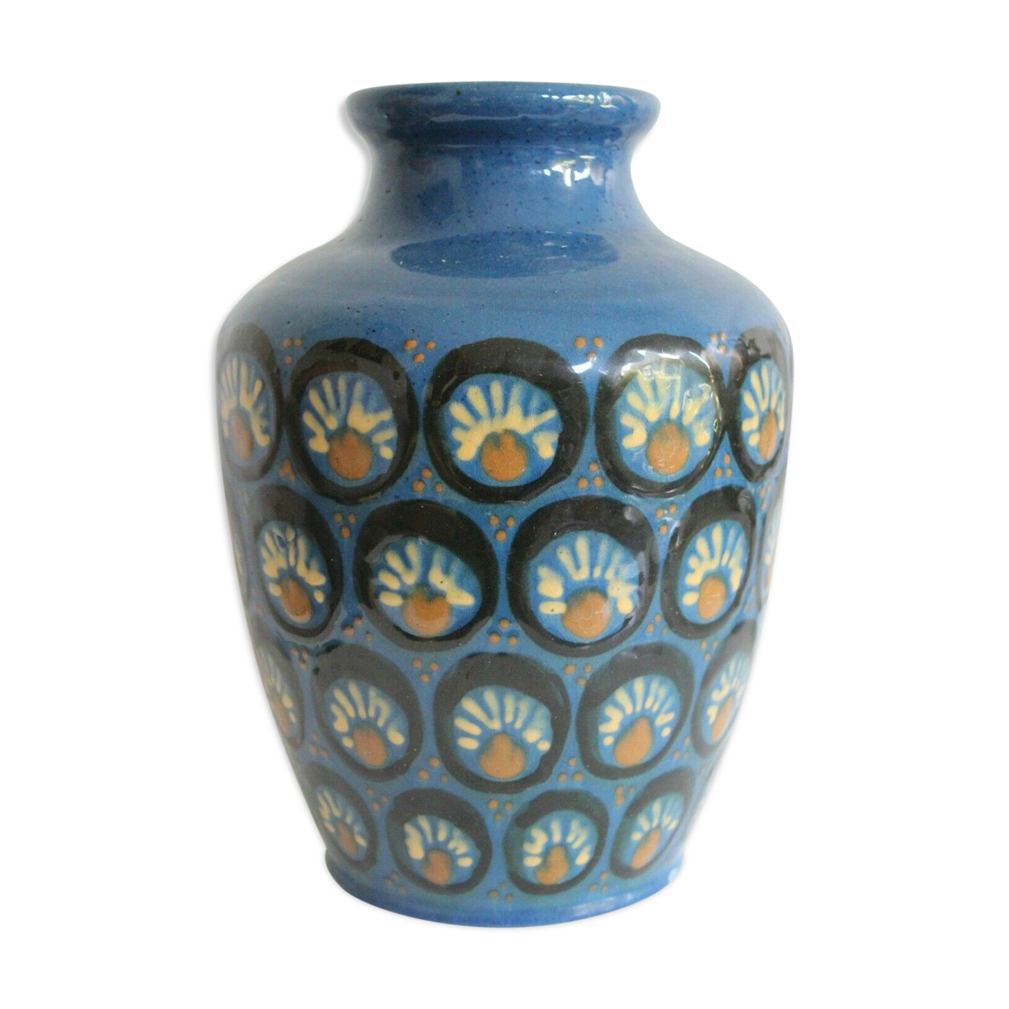 Leon Elchinger Soufflenheim Alsace Vase
