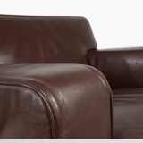 Set of 2 B&B Italia Maxalto Apta Imprimatur leather armchairs by Antonio Ci