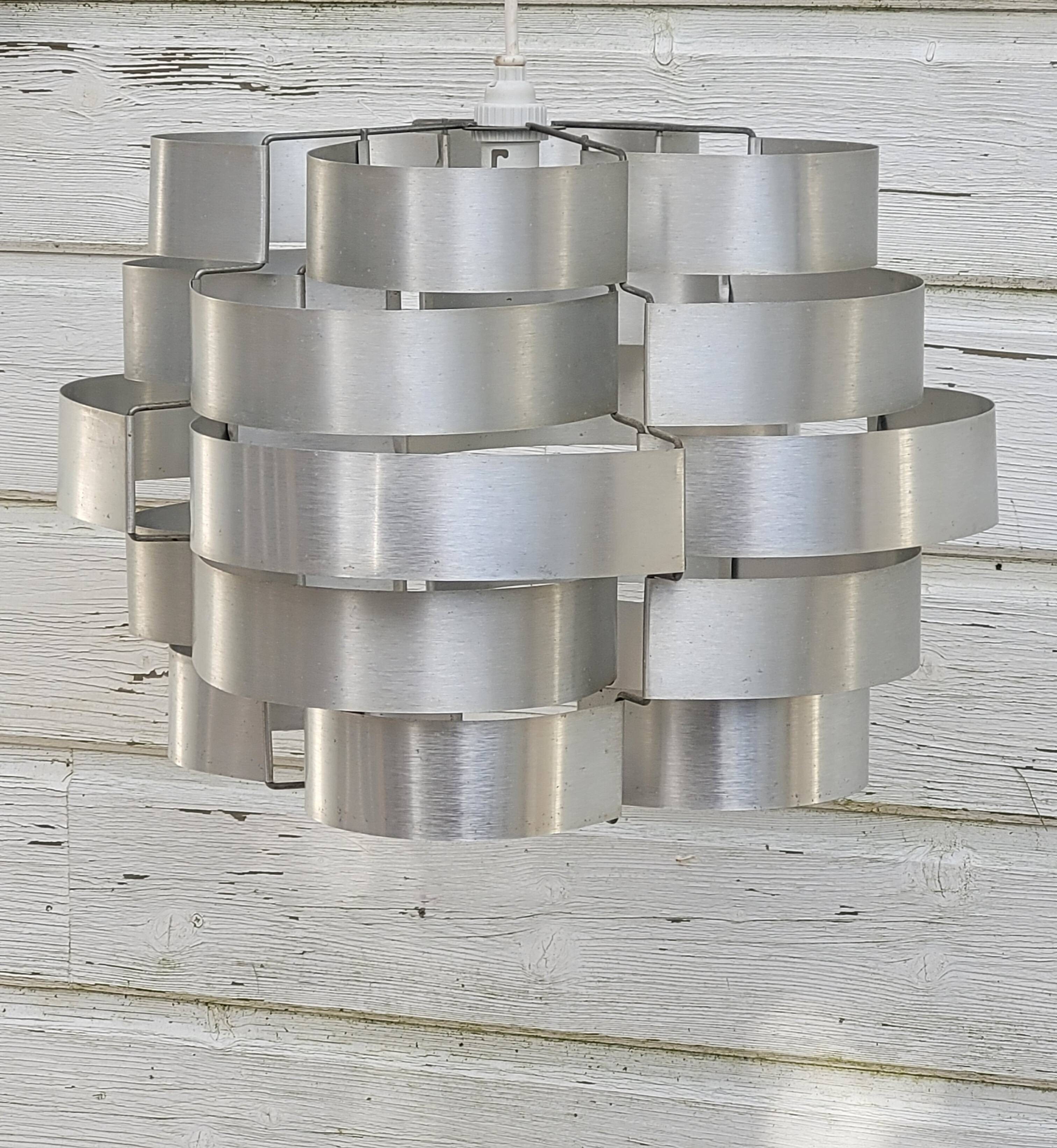 Suspension lamp aluminum Max Sauze