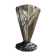 Art Deco smoked glass vase