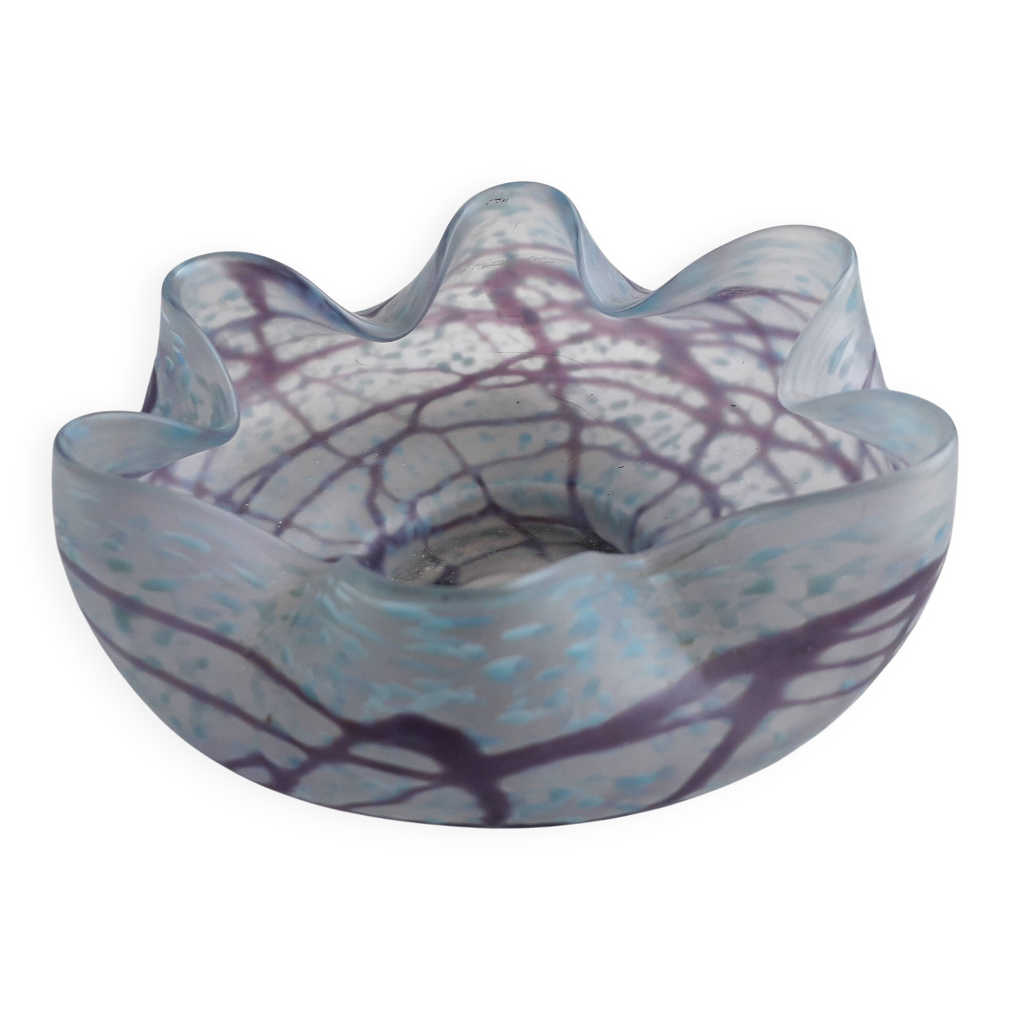 Very original glass catchall.