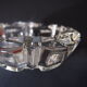 Cendrier en verre cristal