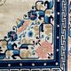 Tapis carré vintage Art Déco de Pékin Chine