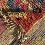 Vintage Berber wool rug, Morocco, 1990