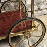 Brass and formica 60's rolling table