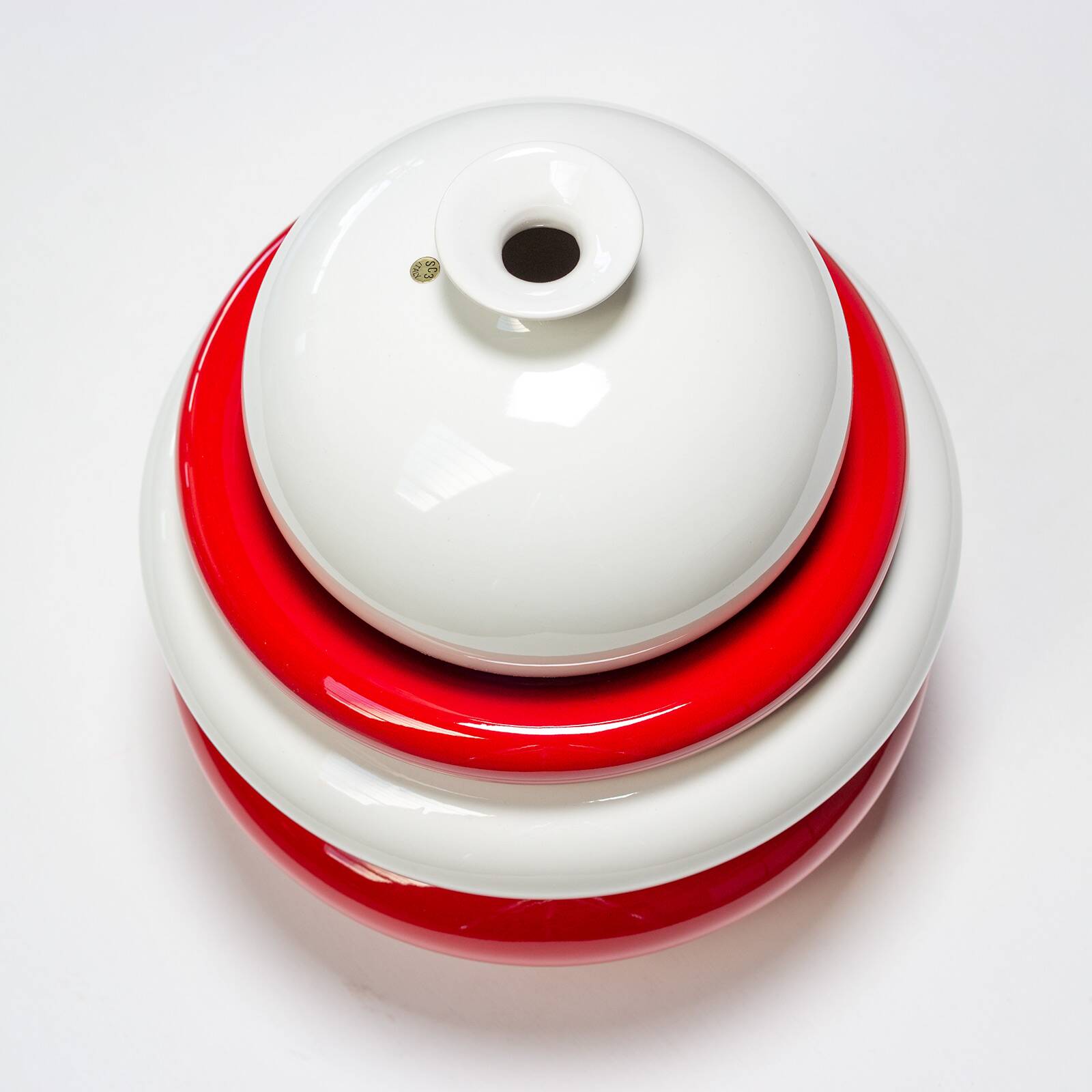 Postmodern composition sculpture in ceramic 1970 Italy