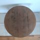 Round Art Deco table in walnut veneer – 1948