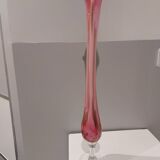 Soliflore in blown glass of art Eze