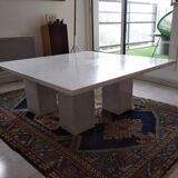 Table basse en marbre blanc